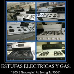 Estufas de gas y Eléctricas