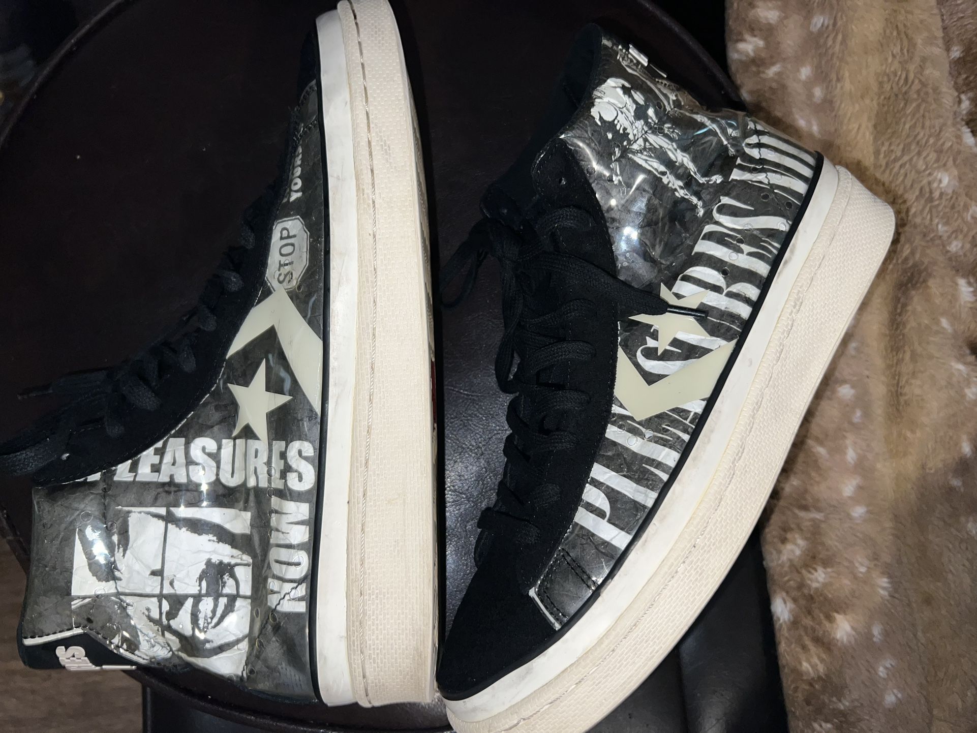 Converse 2019 Pleasures x Pro Leather 'Pleasures Now' men’s size 10.5