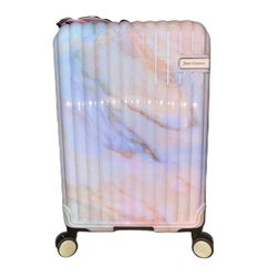 Juicy Couture Light Marble 21" Hardside Spinner Suitcase Travel Carry-On Luggage