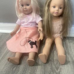 2 American Dolls With Outfits 
