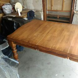 Solid Maple dining table