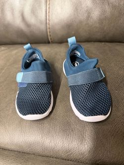 Kids Slip-On Mesh Sneakers Navy Blue