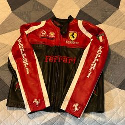 Ferrari F1 Leather Jacket
