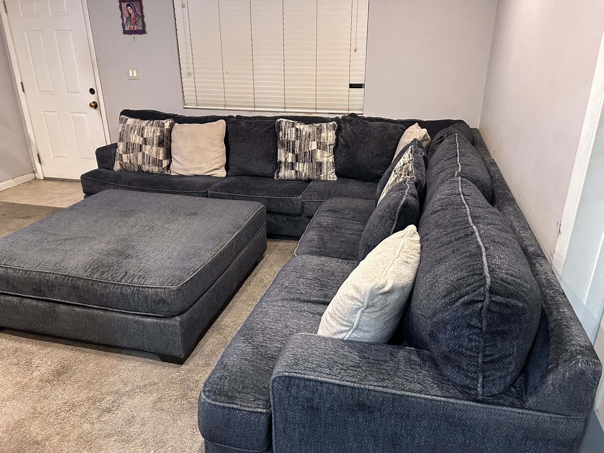 Sectional With Ottoman
