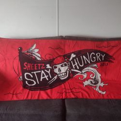 Sheetz stay hungry beach towel 69" x 34"