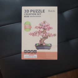 Rolife Sakura Bonsai DIY Wooden 3D Puzzle TG415