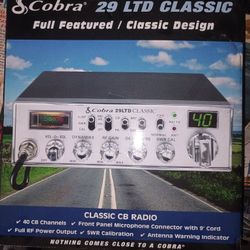Cobra Electronics CB Radio with AM/FM and Nightwatch Illumination