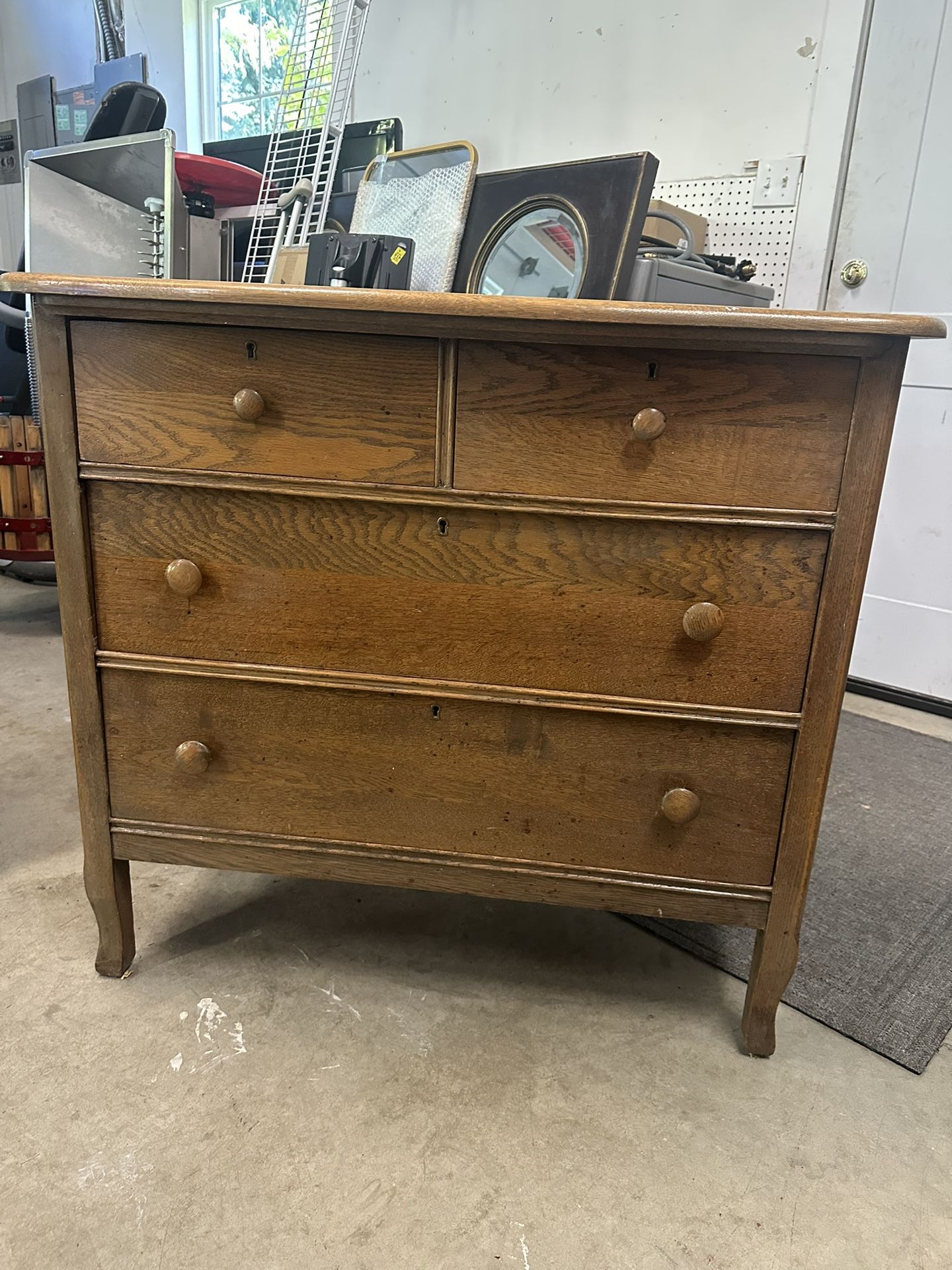Antique Dresser with 4-Drawers
