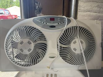 Double window fan