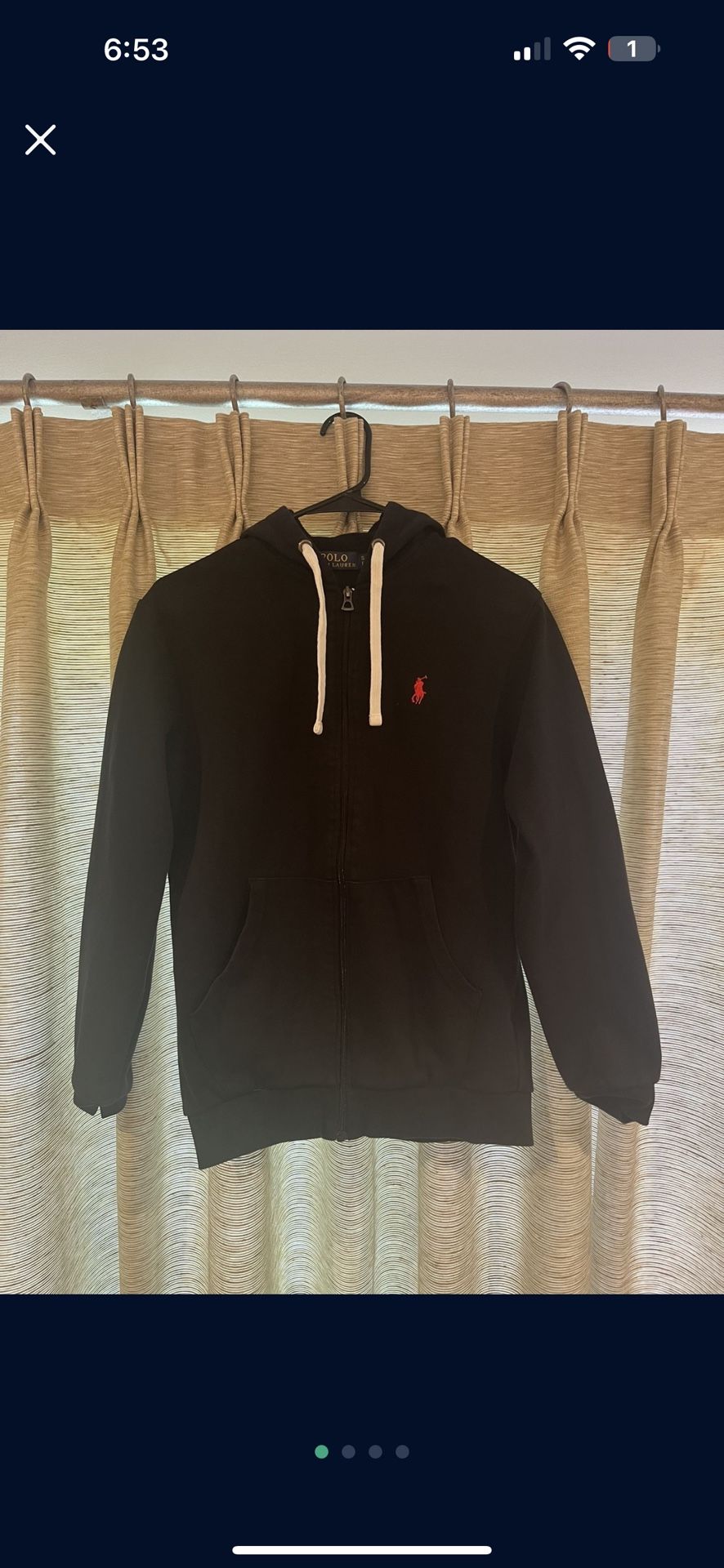 Black Polo Small Hoodie