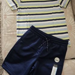 Boy's Short And Tee Set Size 5T 