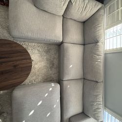 Large Fabric Sofa