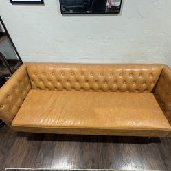 Leather couch