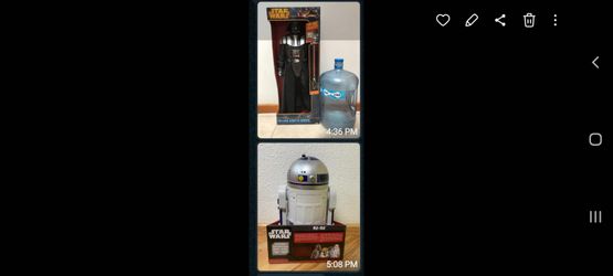 R2d2 AND Darth Vader