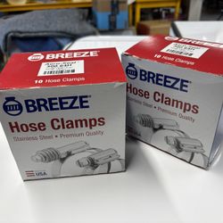 Breeze Stainless Steel Hose Clamps