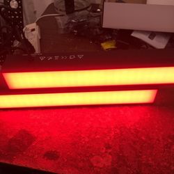 Led stage lights bar with remote control sound activated 72 LEDs wall washer RGB DJ lights