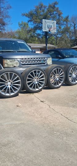 20" AMG Mercedes Rims Set of 4 Multi-Spoke Silver Alloy Wheels with Tires