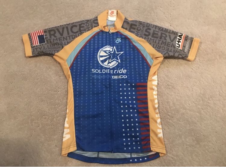 Women’s Wounded Warrior Soldier Ride bicycle jersey - medium