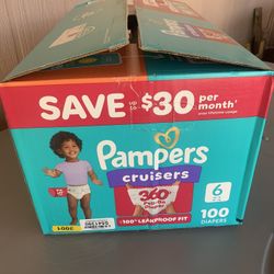 Pampers Size 6.