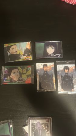 Sakamoto Days and Gintama Card Pile