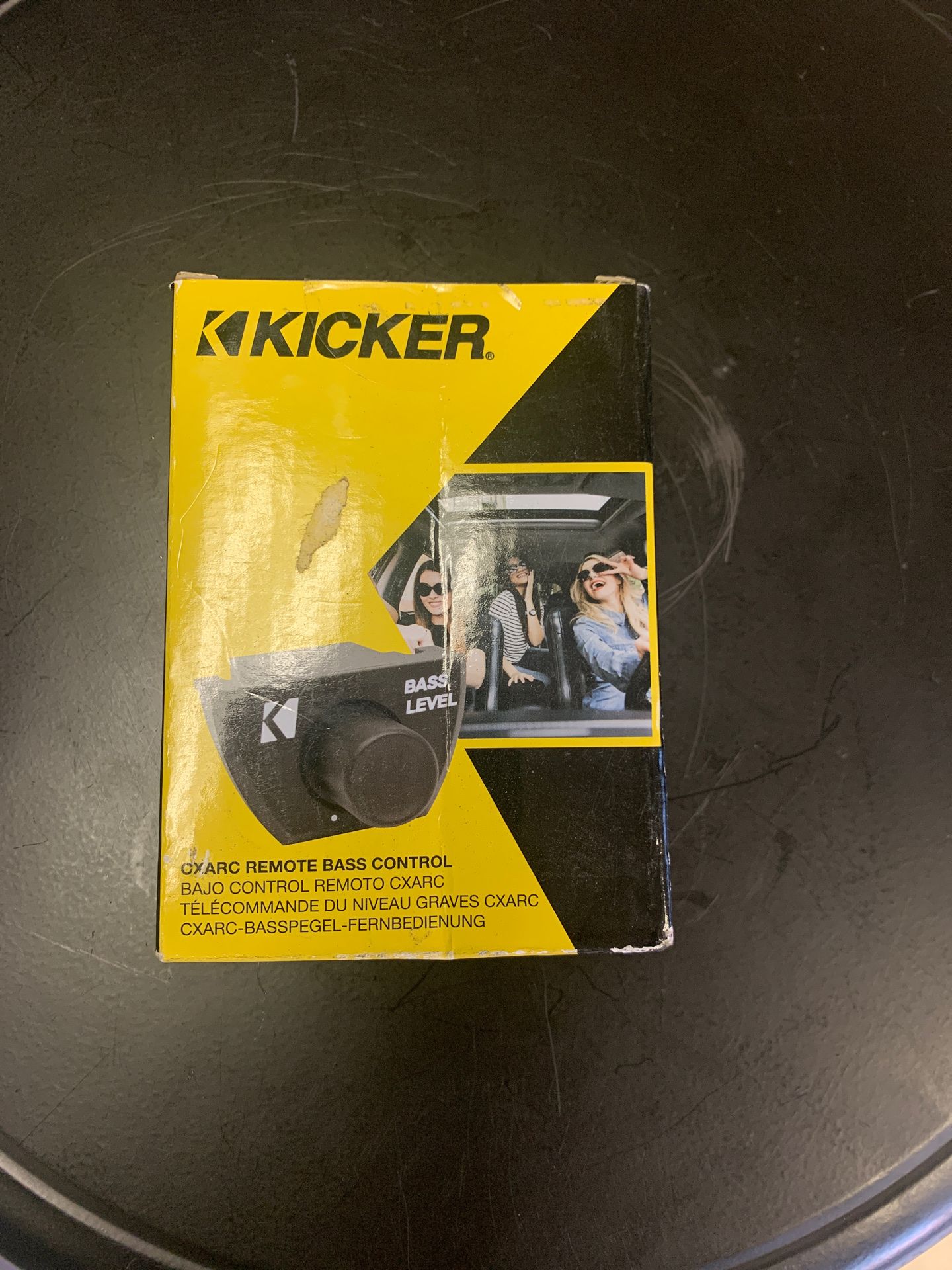 Kicker CXARC In Dash Bass Level Remote for CX, DX, or PX Series Amplifier, Black