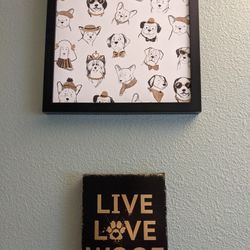Wall Pet Dog Decor