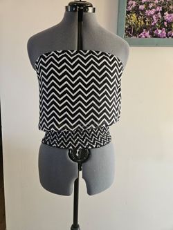 Tube top blouse