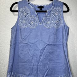 J. Crew Tank Blue