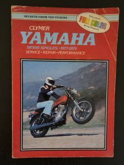 Vintage Clymer Yamaha Sr500 Sr 500 Service Manual 77'-79' M407