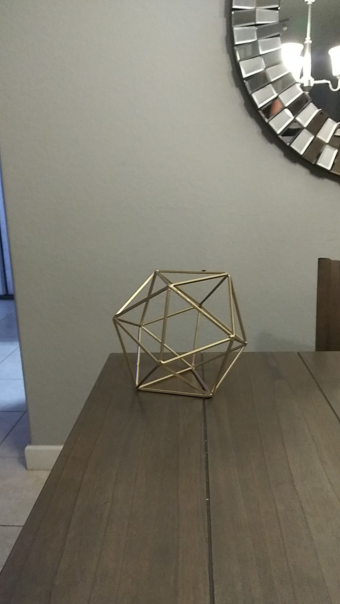 Hexagonal metal bases 10"- 15 pieces available