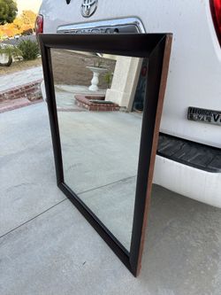 Mirror - Dark Brown Trim