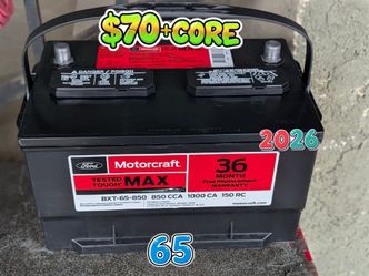 Car Battery Group Size 65