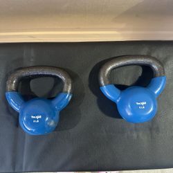 Set Of Two 5 pound kettle Weights 