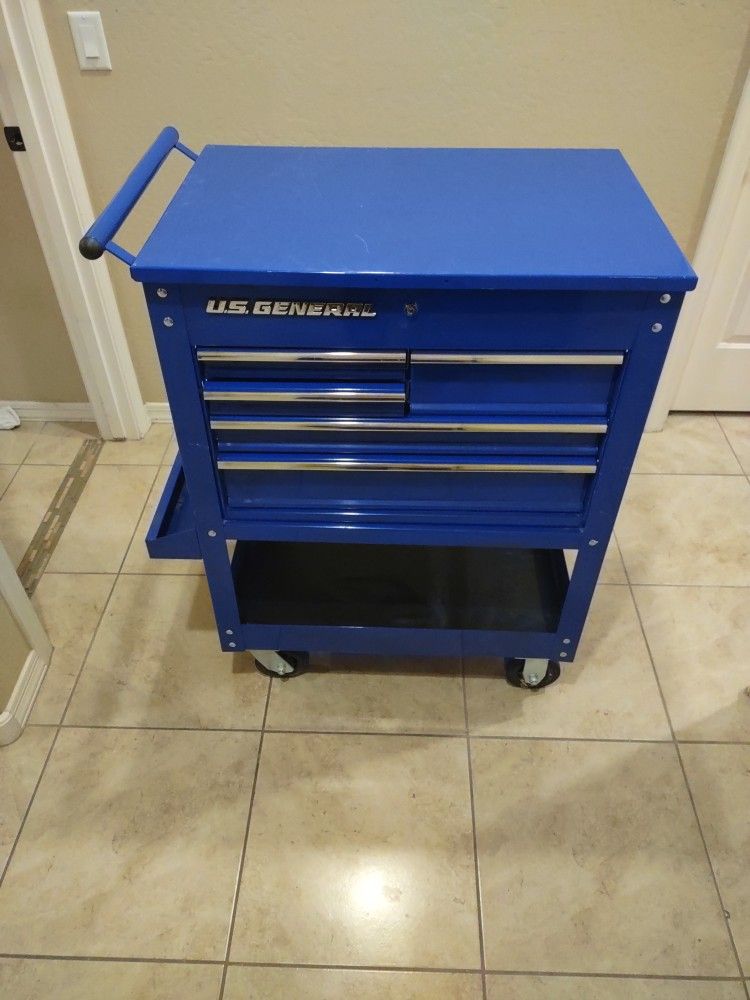 US General 30" 5 Drawer Mechanics Cart