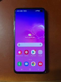 Galaxy S10e 128GB STORAGE  VERIZON. With no restrictions  Our operation days: Monday to Friday from 10am to 530pm  Our location: 2945 W McDowell avenu