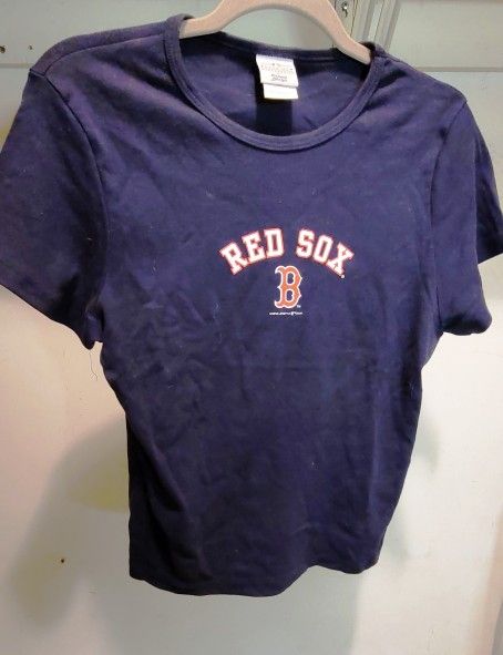 CAMPUS LIFESTYLE WOMEN'S BOSTON RED SOX T-SHIRT NAVY SIZE L