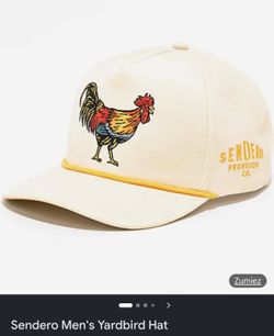 Men’s hat ball cap sendero rooster trucker SnapBack new sealed in bag with tags