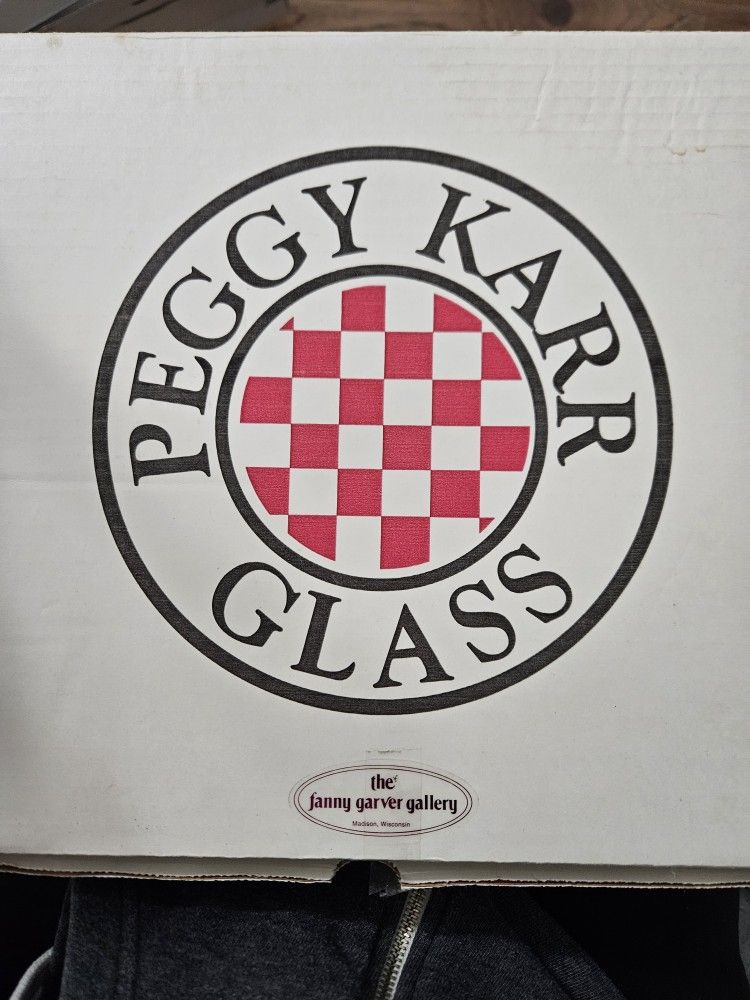 Peggy Karr Apple Blossom 10" Square Plate