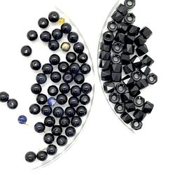 Mixed Lot Of Black Beads