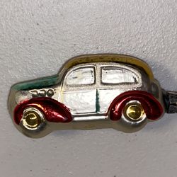 Christborn? Classic Car Hand Crafted Blown Glass Christmas Ornament 3"x1.5" NWT