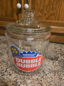 2003 dubble bubble countertop store jar