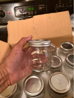 10 oz Mason jars (12)