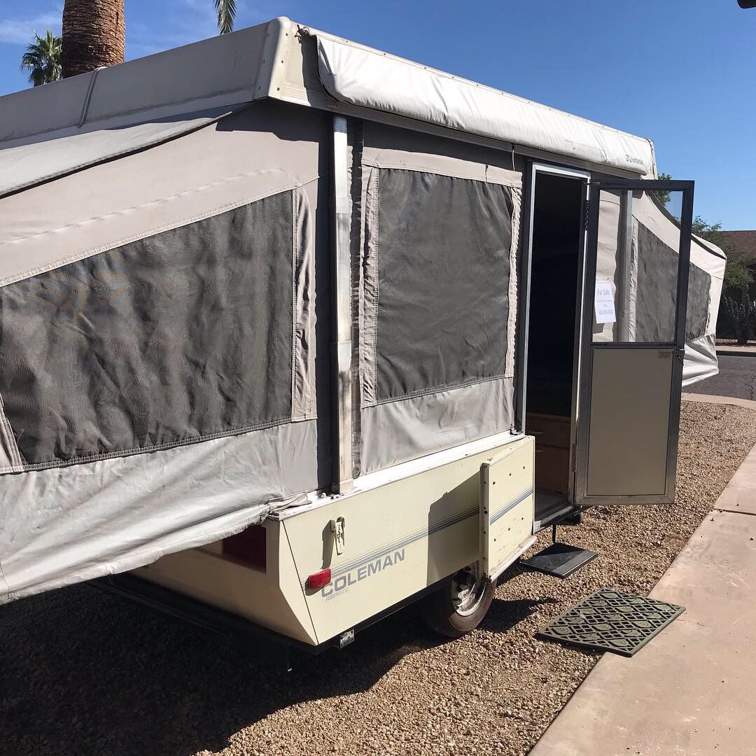 1991 coleman pop up camper discount
