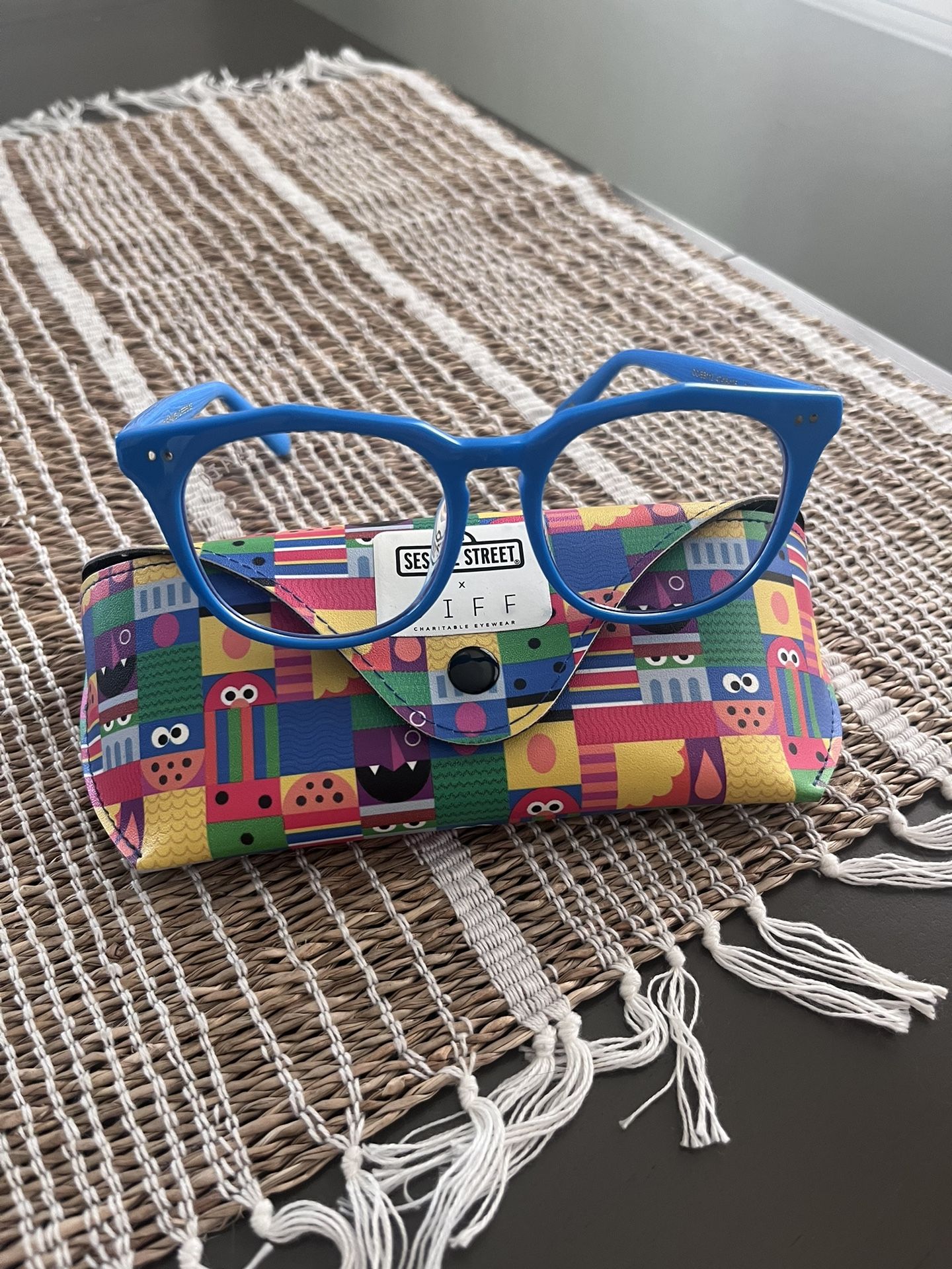 DIFF Limited Edition Sesame Street Weston Blue Light Glasses