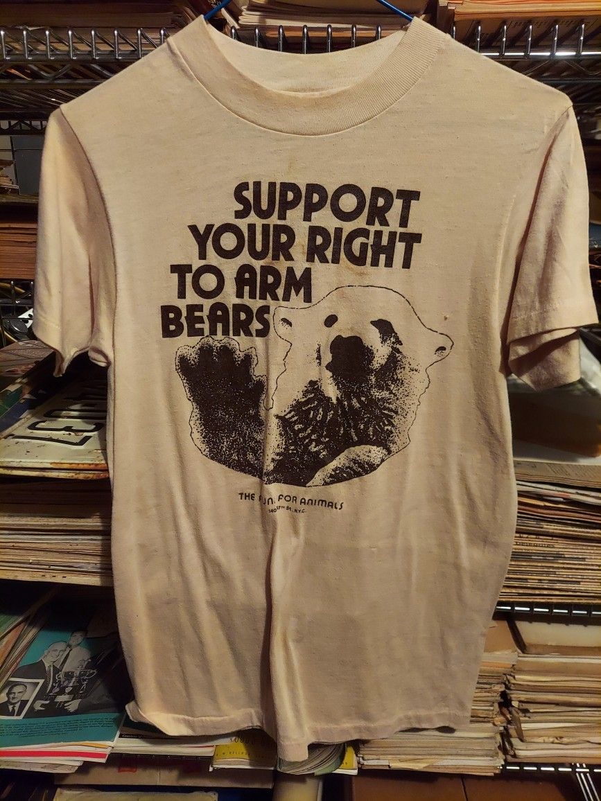 Vintage Support Your Right To Arm Bears Shirt