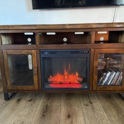 Ashley Furniture Tv Stand W Fireplace Heater