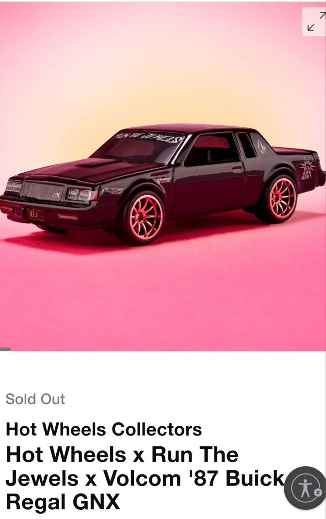 Hot Wheels x Run The Jewels x Volcom '87 Buick Regal GNX - www