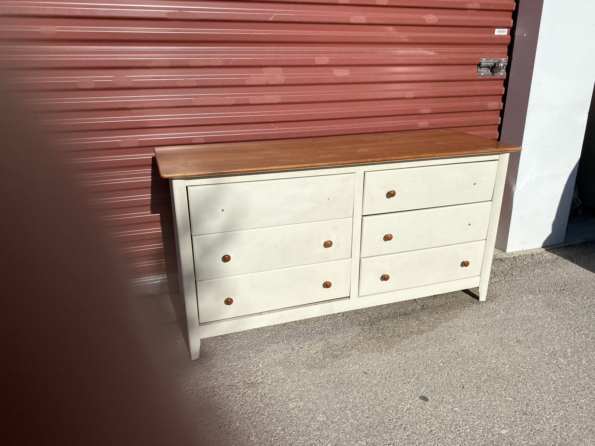 White Wood Dresser