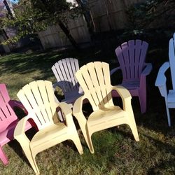 Foldup Chairs & Stackables $5-$7