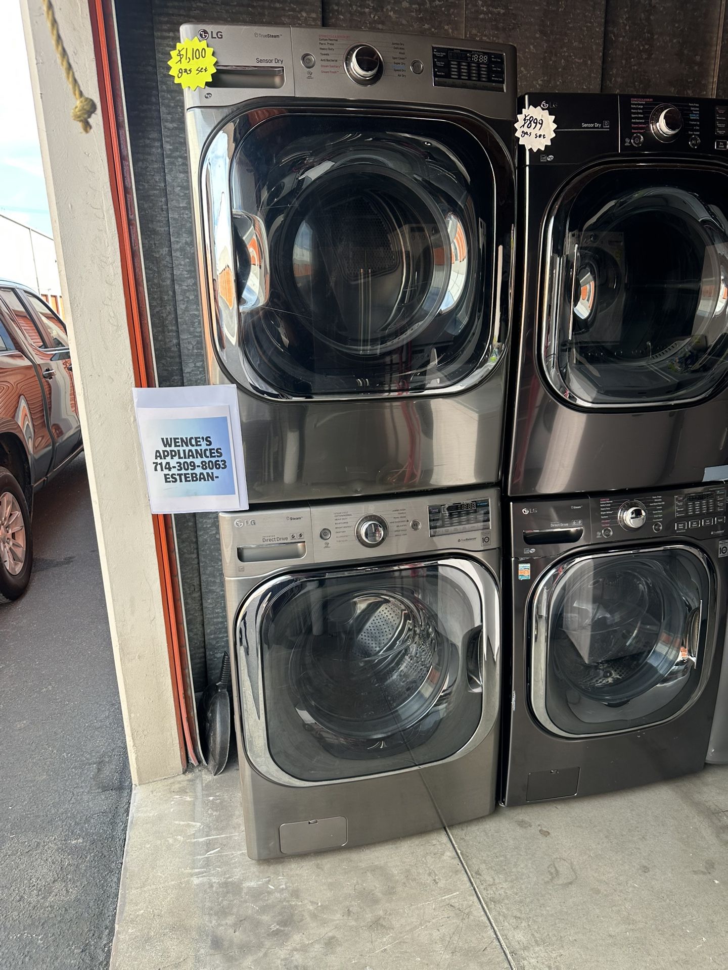 29 Inches Wide Lg Washer And Gas Dryer